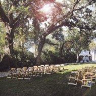 Garden Folding Chair: Natural Wooden