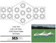 Hex & 20' x 20' Marquee Tents