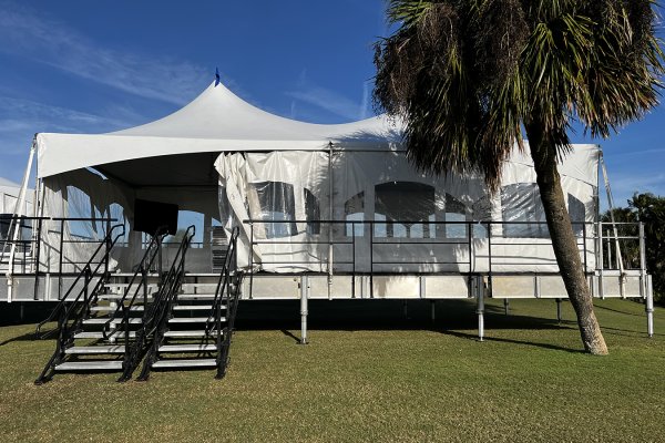 24' x 44' Stage with Tent Cover