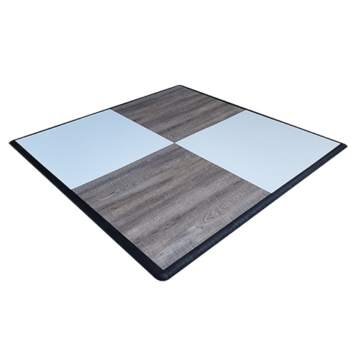 SnapLock Dance Floor: Smoked Oak & Slate White