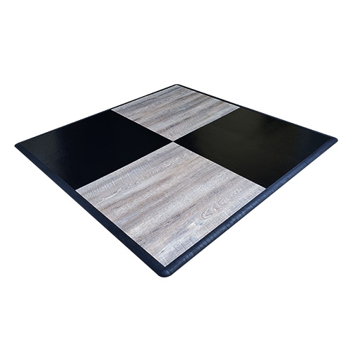 SnapLock Dance Floor: Smoked Oak & Slate Black
