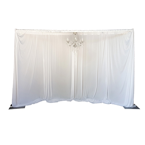 Drape: Luster Glo Chandelier Backdrop