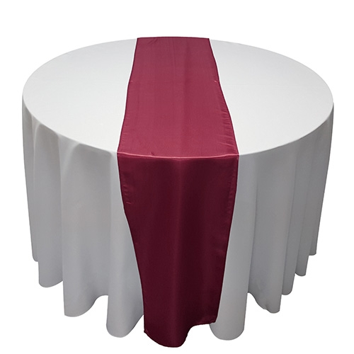 Table Runner: Satin Burgundy