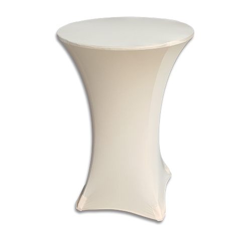 Tablecloth: 30" Round Spandex Champagne