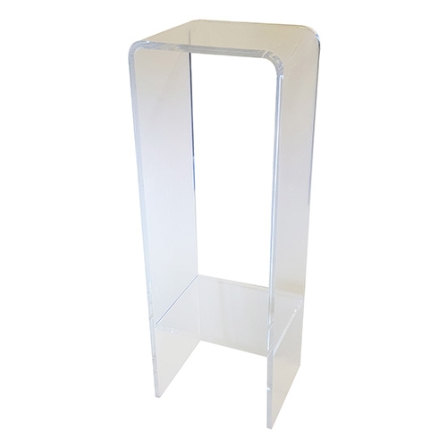 Pedestal: Clear Acrylic
