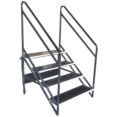 Stage Stairs: 4-Step with Handrail