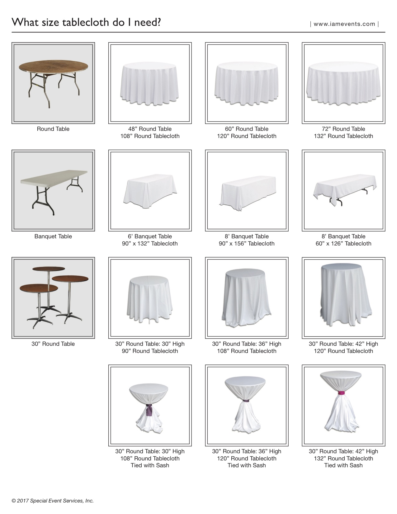 round tablecloths white