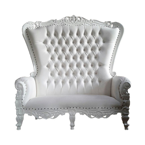 Chairs White Love Seat Throne