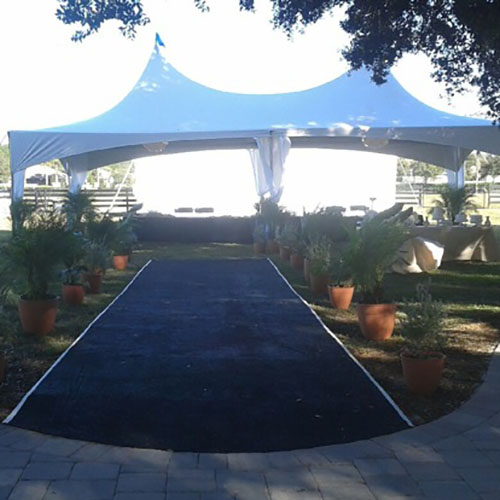Tent Accessories : Flooring: Black Indoor/Outdoor Carpet