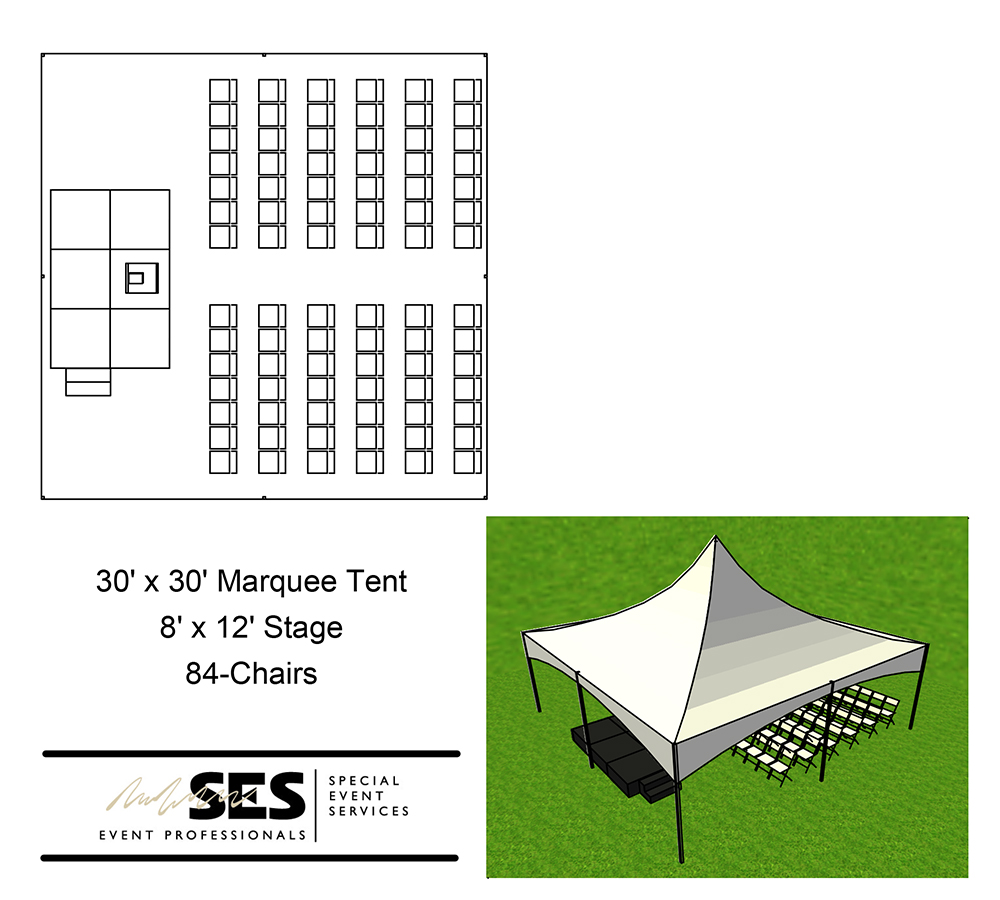 Marquee Tent 30 x 30