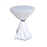 30 Inch Round Table: 36 Inch Height with Sash