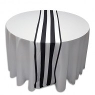 Linens/Runner/Runner_BlackWhiteStripedPoly_w