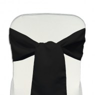 Sash: Lamour Satin Black